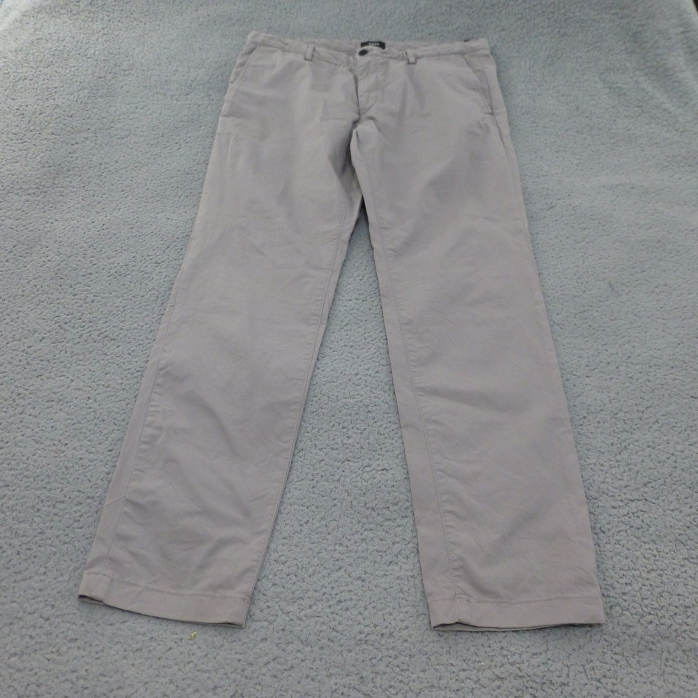 Theory Zaine GD Patton Plus Pants Mens Size 36 Gray Chino Cotton Stretch Casual